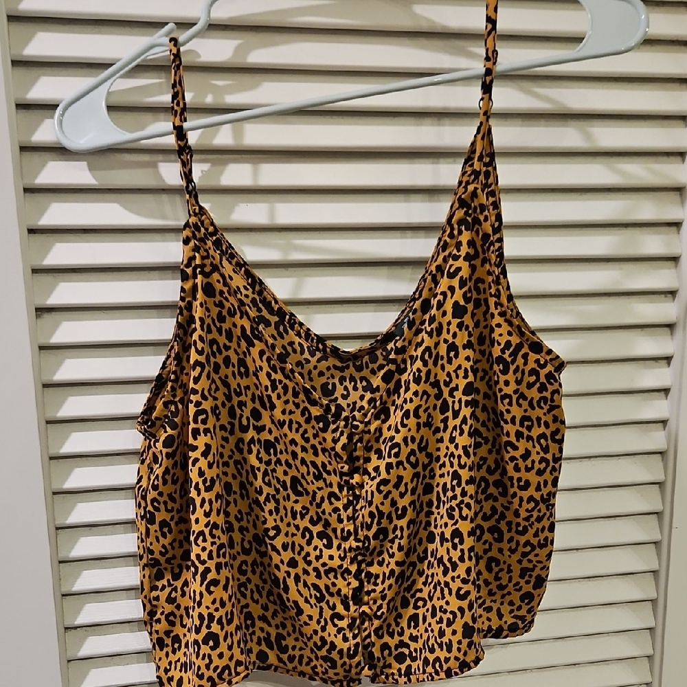 Leopard Print Cami Top